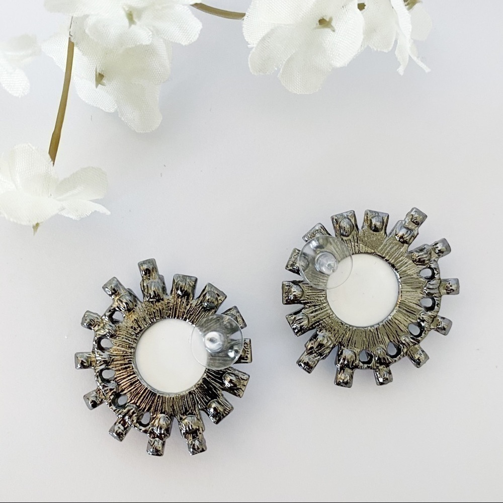 Evil Eye Rhinestone Earrings NEW - Picture 6 of 7